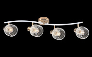 Светильник потолочный Мелодия света Белый+золото 4*60W Е14 12кв. м