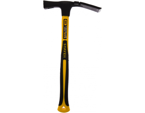 20161_ z01 Молоток каменщика STAYER с фиберглассовой рукояткой, 600 г.