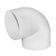 24956 (210-021 / А46-030) Эковент Колено круглое D-100мм (10 ККП)