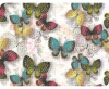 Салфетка ПВХ 308*235 Бабочки(6шт)