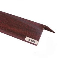 Угол ПВХ 30мм*30мм*2700мм махагон текстурированный(25шт)