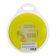 96113 Леска для триммера Denzel, звезда 3 мм х 15 м, блистер Flex cord