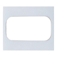 1396270 Рамка для розетки 2-м Стокгольм бел. PROxima EKF EYM-G-304-10