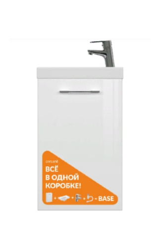 Тумба-умывальник Акватон Сохо 75 Дуб Веллингтон/Графит Софт