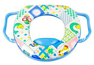 Сиденье для  унитаза Delphinium, детское, с голубыми ручками DK