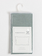 9046089 Наволочка Этель 70х70, цвет серо-зеленый, 100% хлопок, бязь 125г/м2