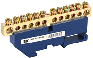 201180 Шина нулевая на DIN-изол. ШНИ 8х12-12-Д-С IEK YNN10-812-12D-K07