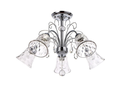 Люстра "Милан" 5x40Вт E27 хром 64х64х34 см.