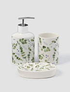 6244631 Набор аксессуаров для ванной комнаты Доляна «Эвкалипт», 3 предмета