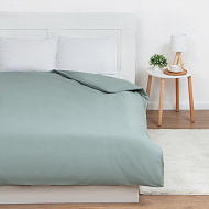 9046099 Пододеяльник Этель 200х215, цвет серо-зелёный, 100% хлопок, бязь 125г/м2