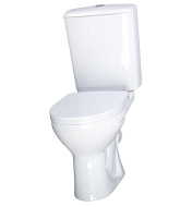 Унитаз-компакт Santeri Орион, белый, 1 режим, сиденье полипропилен