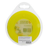 96112 Леска для триммера Denzel, звезда 2,4 мм х 15 м, блистер Flex cord