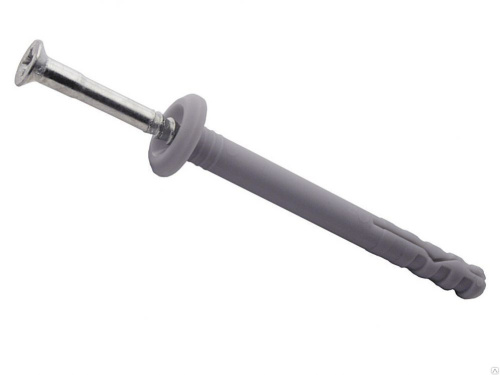 Дюбель-гвоздь 8х120 пот. манжета полипропилен 10 шт/пакет