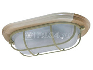 Светильник НББ 03-60-022 "Терма" 1402 овал малый 1х60Вт E27 IP65 мат./корпус с решеткой дер. липа (инд.упак.) Элетех