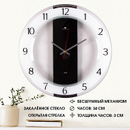 Часы электронные настольные 15.5 х 9.5 см, 3ААА