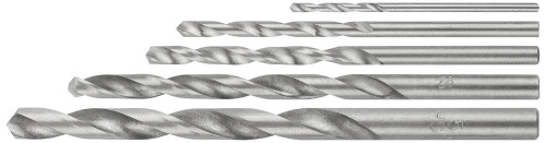 35604М Набор сверл по металлу MOS HSS, угол заточки 118°, в блистере, 3 шт. (5-6-8мм)