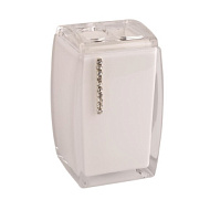 106064 Стакан для зубных щеток Better Plastic White cristal, пластик