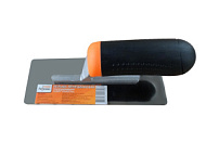 Кельма венецианская трапецевидная, 200x80x70мм, нерж.сталь, ручка прорезиненная