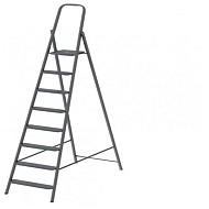 97948 Стремянка СИБРТЕХ 8 ступеней, компактная, стальная