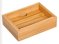 B4439-4 Мыльница Аквалиния Wood, бамбук