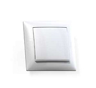 370801 Выключатель 1-кл. СП Селена 10А IP20 С110-378 бел. Кунцево 8100