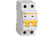 Выключатель автоматический модульный IEK 2п C 20А 4.5кА ВА47-29 MVA20-2-020-C
