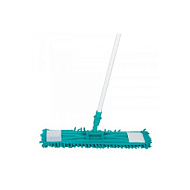 Швабра насадка микрофибра Лапша Рыжий Кот"14*44 ,ручка тел.мет.120см