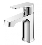 Смеситель для умывальника Decoroom, хром, короткий излив, монолитный DR23011