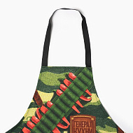 Фартук "Доляна" Генерал кухни, 60х70 см, 100% хлопок, рогожка