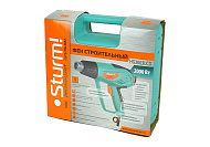 Фен Sturm HG-2003 LСD 2000W, 50-600*С, кейс+5насадок, электронное управление, LСD-дисплей