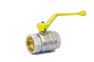 Кран шаровой газ DN15 Ру40 ВР/ВР рычаг латунь  1/2"