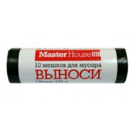 Мешки для мусора "MasterHouse" Выноси,120л, 25мкм, 10шт, рулон
