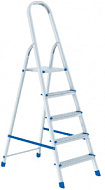 Стремянка СИБРТЕХ 5 ступений 1м алюминиевая