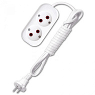 Удлинитель  Союз 481S-0203 ШВВП  2 х3м без заземлением ,1,3кВТ, 333298