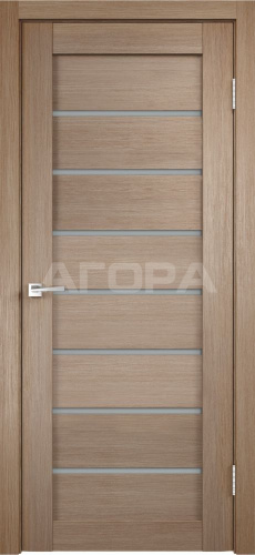 Дверное полотно остекленное INTERI 11 800*2000 Ясень Бруно