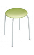 Табурет круглый "Пенек легкий" оливковый до 150 кг, d=32 см, h=46 см/d=18 мм/4