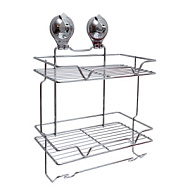 Полка для ванной Delphinium, хром, 2 яруса		101120