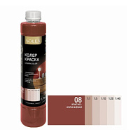 Краска колеровочная ИЖ SOLEX 08, 0,75л, красно-коричневый