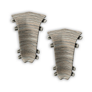 215 Угол внутренний Лексида 55мм Дуб снежный (2шт/блистер)