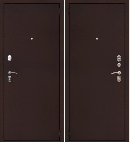 Дверь металлическая 2К Металл/Металл 2050*860 левая