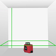 Нивелир лазерный ELITECH  ЛН 360/1-ЗЕЛ (E0306.016.00) (зеленый луч,2х1.5В(АА),30\80м,±0.2мм\м,0,4кг)