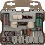 36493 Набор корщетки/шарошки в чемоданчике  64 шт.