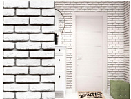 Панель пластиковая ПВХ Кирпич Барокко 734  2600*250*5мм /15/