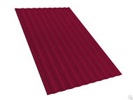 Профнастил полим. С-8 1,2*2,0 ПЭ-01-СТ RAL 3005 /красное вино/