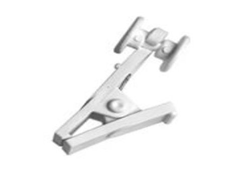 Зажим шторный MAGELLAN на рейку U-шина с бегунком белый (20 шт)