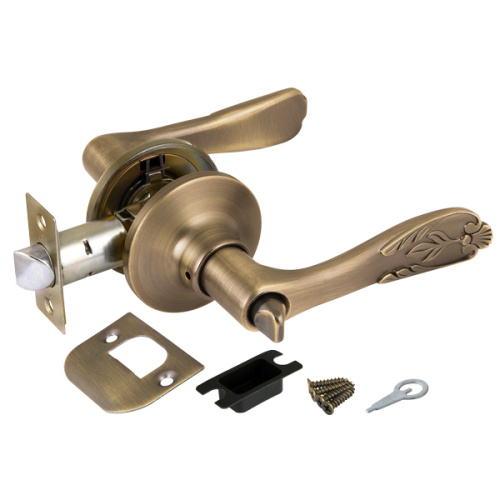 Ручка защелка PUNTO 6033 MAB-B (фик.) мат. бронза