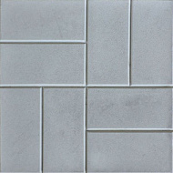 Плитка тротуарная Сэдэс 8 кирпичей 400*400*50мм серая 17,7кг,1м2/6шт/90шт/поддон/