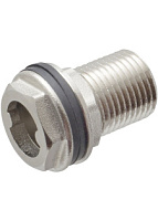 ДС.020009 Штуцер (врезка) в бак (емкость) с прокладкой 3/4" (латунь)