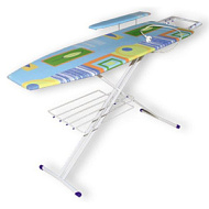 Гладильная доска Ника 3+,  подставка под утюг, полка для белья, рукав, розетка, удлинитель 1220*350 мм