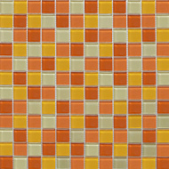 Мозаика Elada Mosaic желто-оранжевый 327*327*4мм
